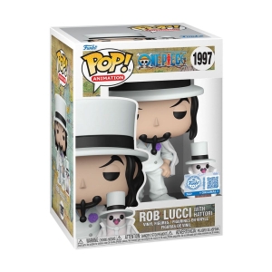 One Piece POP!&Buddy Animation Vinyl Figures Rob Lucci with Hattori