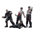 Zombie Dark Source Action Figures 4-Pack Security Guards 8 cm