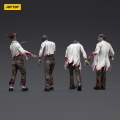 Zombie Dark Source Action Figures 4-Pack Scientists (Male) 8 cm