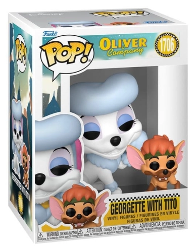 Oliver & Co. POP&Buddy Vinyl Figure Georgette w/Tito