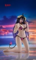 Overlord PVC Statue Desktop Cute Figure Albedo Cow-Print Swimsuit Ver. Renewal 13 cm