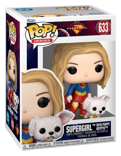 Supergirl (2026) POP! Heroes Vinyl Figure Supergirl with Puppy Krypto