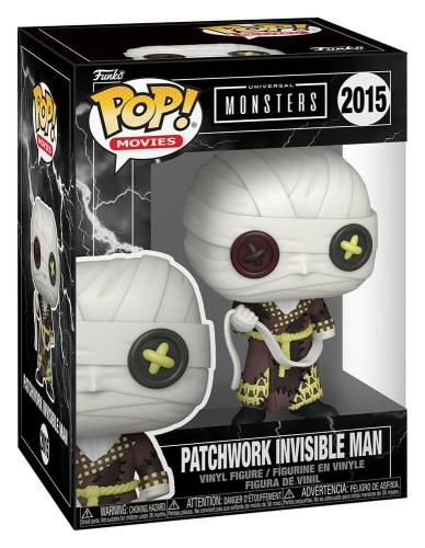 Universal Monsters Patchwork POP! Movies Vinyl Figure Invisible Man