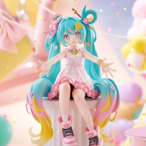 Hatsune Miku Noodle Stopper PVC Statue Hatsune Miku 10th Anniversary 14 cm