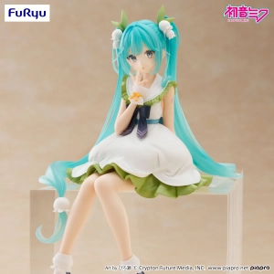 Hatsune Miku Noodle Stopper PVC Statue Flower Fairy Lily of the Valley 14 cm