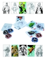 Justice League: playing cards and chips