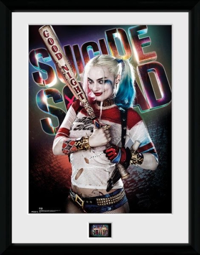 DC Comics: Suicide Squad - Harley Quinn with bat Collector Print
